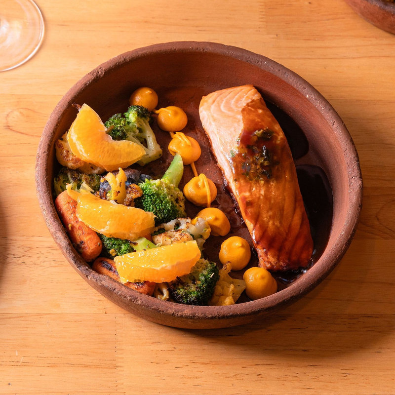 Roasted Salmon & Veggies